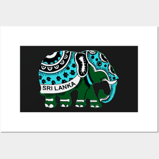 Sri Lanka Elephant Decal Posters and Art